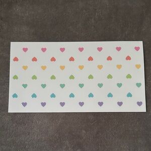 Colorful Heart Cup Wrap